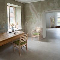 Allegro 02 02K käsinojallinen koivutuoli käsinojaton verhoiltu koivutuoli | Alastek hoivakalusteet