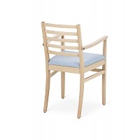 Alastek Allegro 02K Käsinojallinen istuinverhoiltu seniorituoli | Alastek hoivakalusteet