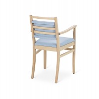 Alastek Allegro 03K Käsinojallinen verhoiltu seniorituoli | Alastek hoivakalusteet